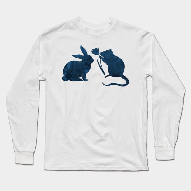 Rat and rabbit Long Sleeve T-Shirt by TheJollyMarten